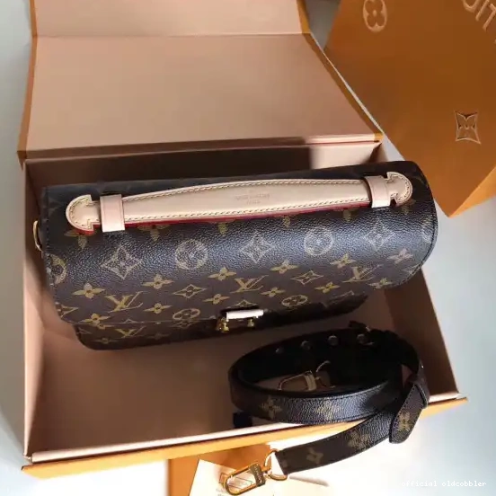 Official oldcobbler Louis M40780 Vuitton Metis Messenger Monogram Pochette 0706